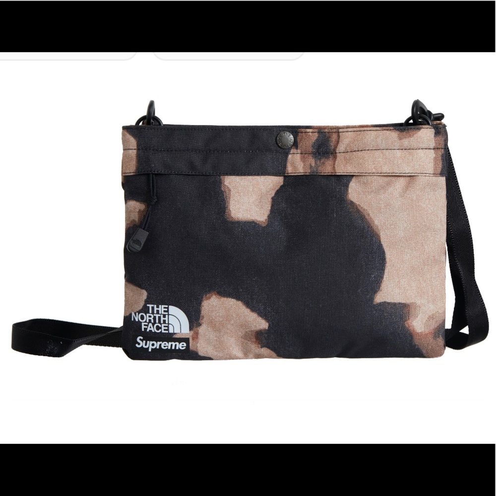 Supreme x The North Face black bleached Shoulder bag